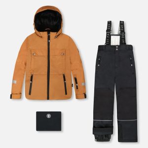 Two-Piece Teknik Snowsuit Brown And Black - Image 8