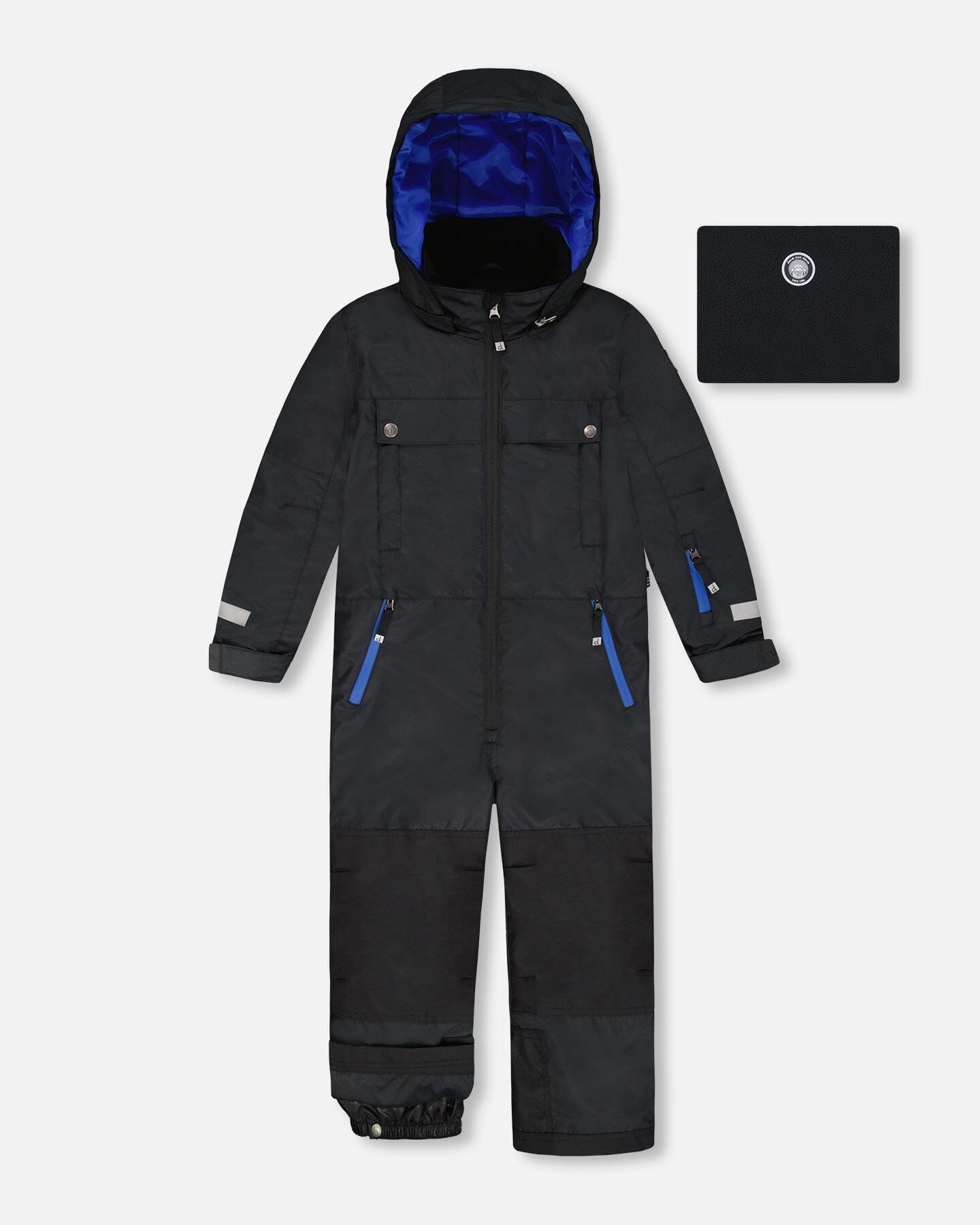 Solid One-Piece Teknik Snowsuit Black - Image 6