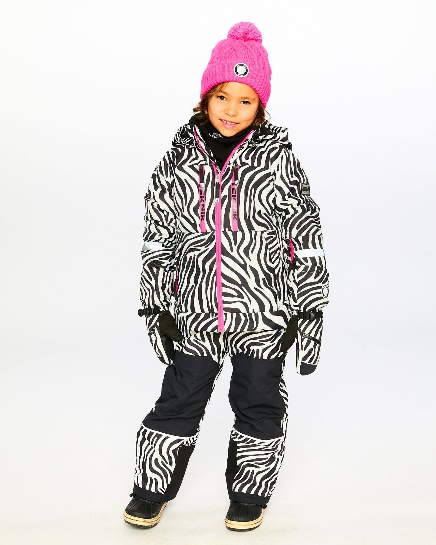 Two-Piece Teknik Snowsuit Zebra Print - Image 2
