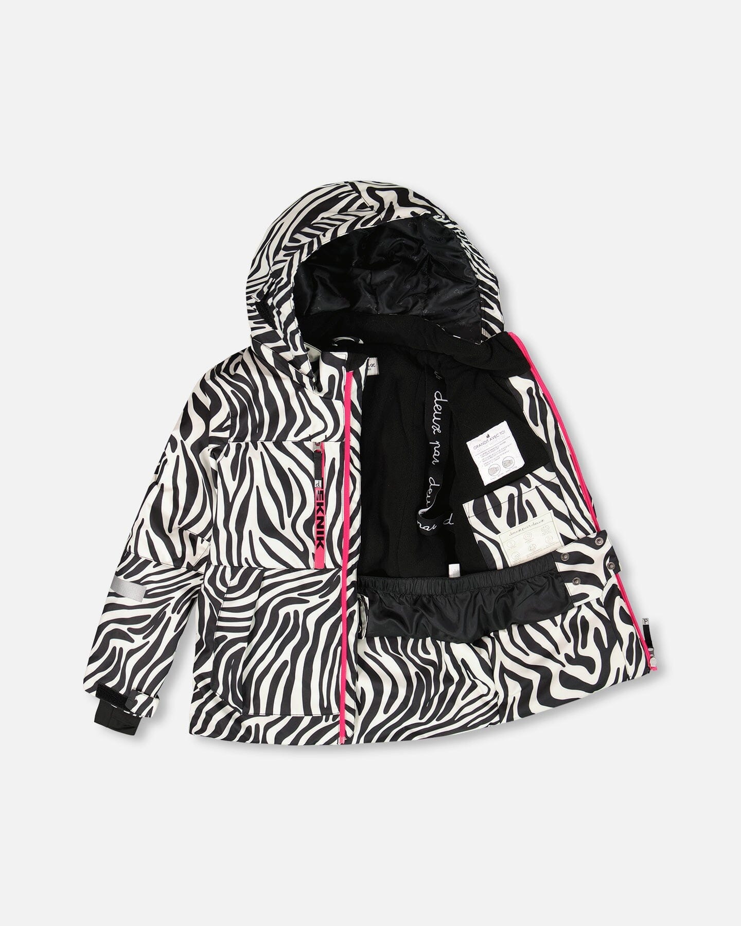 Two-Piece Teknik Snowsuit Zebra Print - Image 3