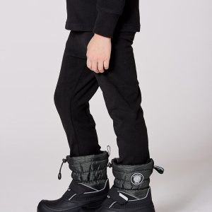 Winter Boots Solid Black - Image 3