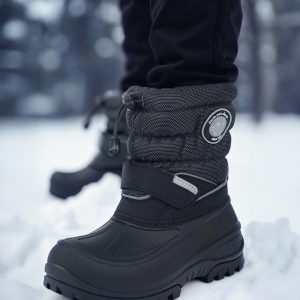 Alternative view of Winter Boots Solid Black