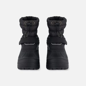 Winter Boots Solid Black - Image 4