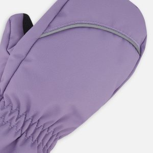 Winter Mittens Play Purple Gray - Image 3
