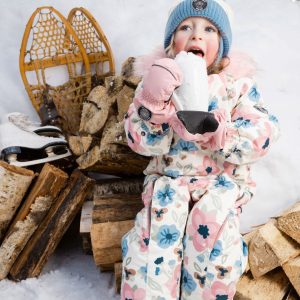 Alternative view of Winter Mittens Play Dusty Pink