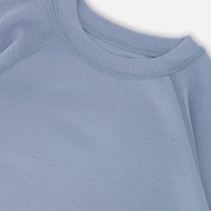 Merino Wool Base Layer Set Blue Gray - Image 4