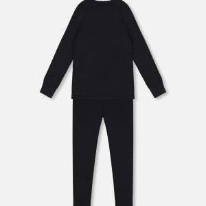 Merino Wool Base Layer Set Black - Image 3