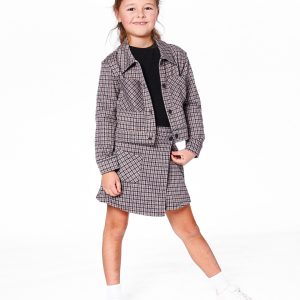 Alternative view of Jacquard Knit Jacket With Houndstooth Pattern