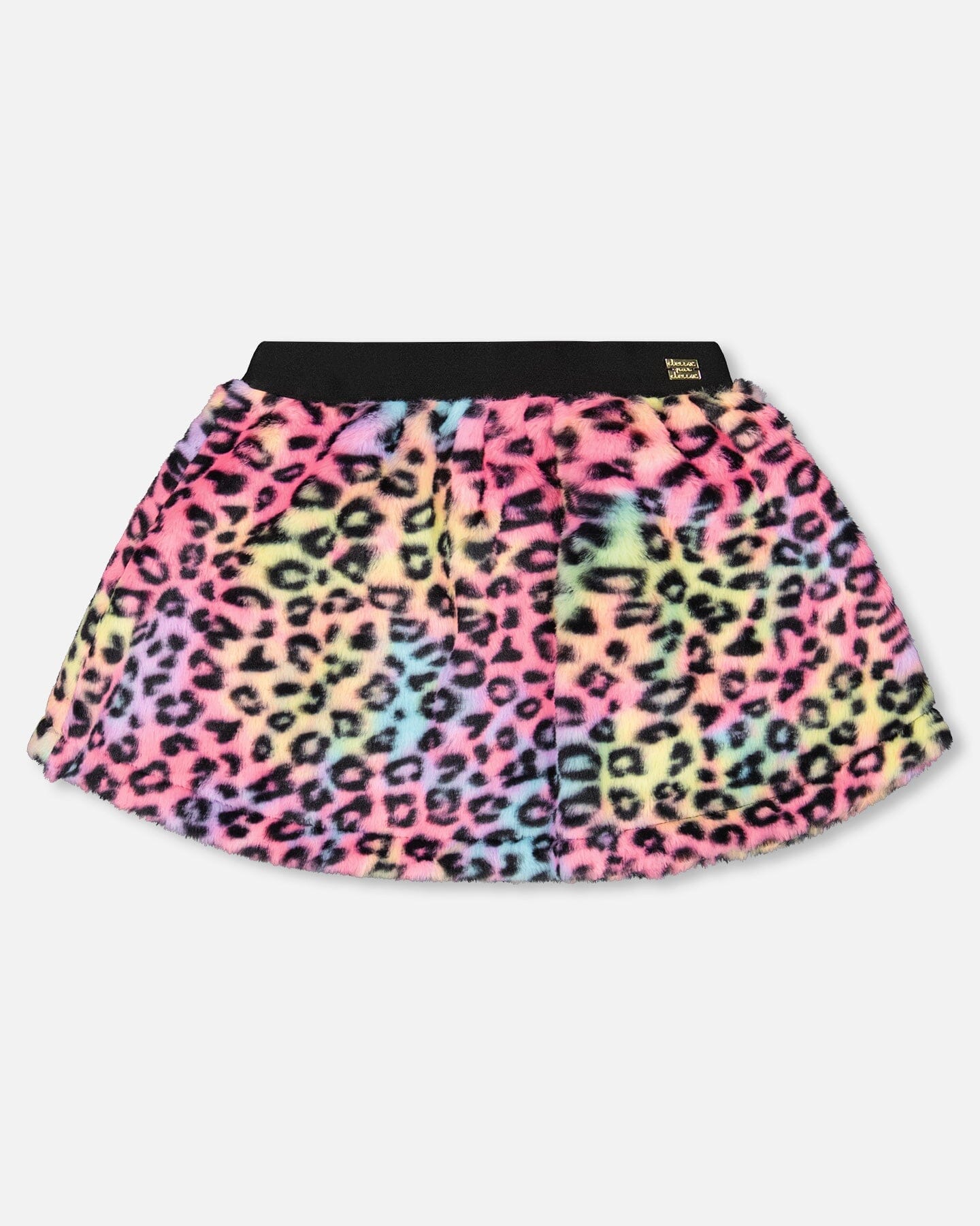 Faux Fur Skirt Multicolor Leopard - Image 14