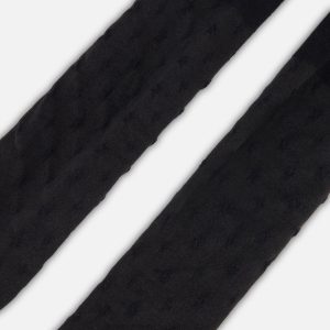 Knit Tights Black With Tone-On-Tone Star Pattern - Image 3