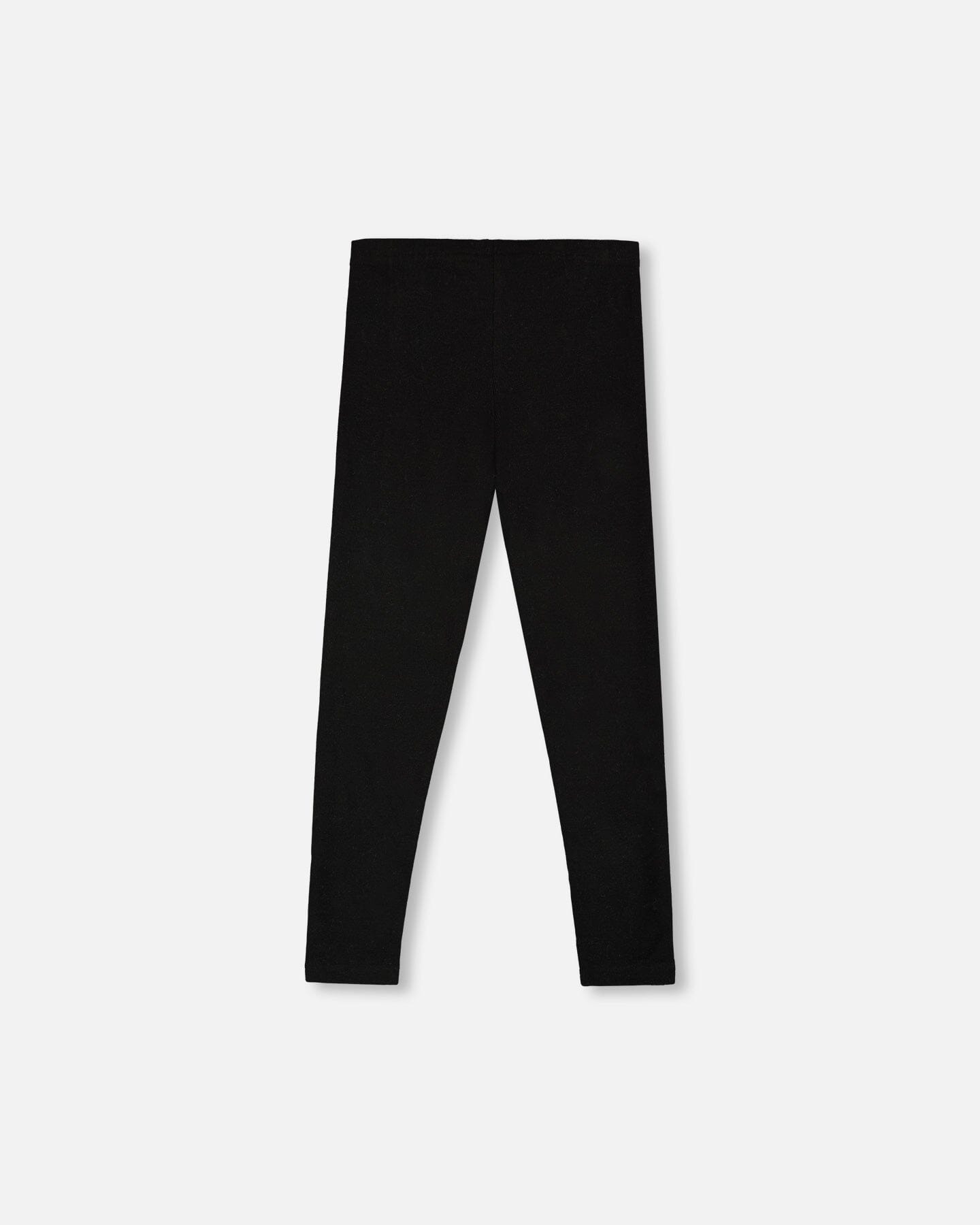 Super Soft Ribbed Leggings Black - Image 2