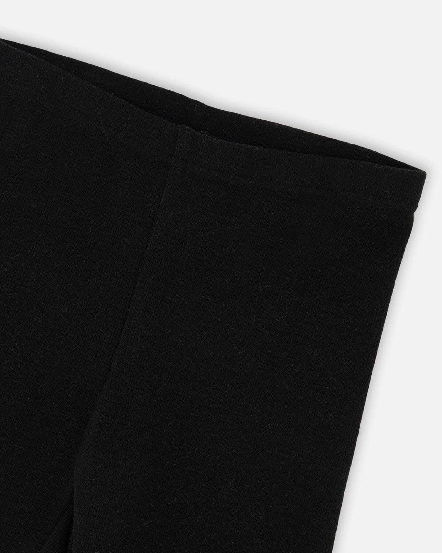 Super Soft Ribbed Leggings Black - Image 3