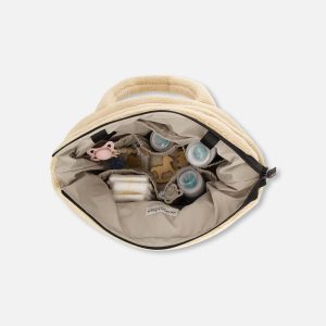 Diaper Bag With Changing Mat Light Beige - Image 3