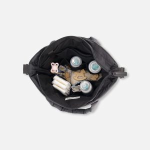 Diaper Bag With Changing Mat Black - Image 3