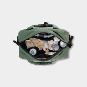 Diaper Bag With Changing Mat Dark Gray Green - Image 4