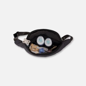 Alternative view of Diaper Changing Sling Bag Black