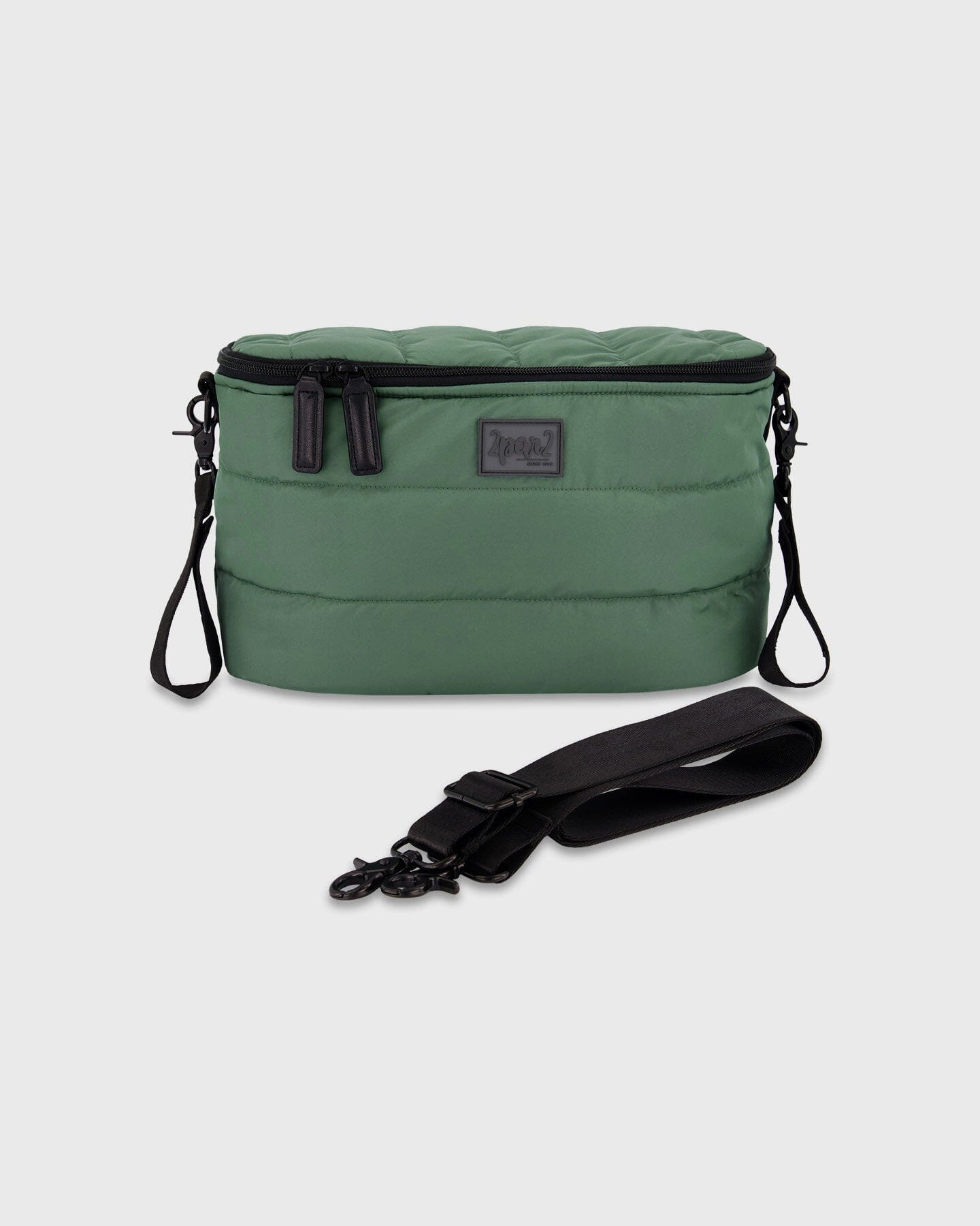 Mini Diaper Bag Dark Gray Green - Image 4