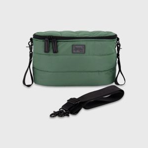 Mini Diaper Bag Dark Gray Green