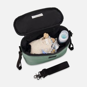 Alternative view of Mini Diaper Bag Dark Gray Green