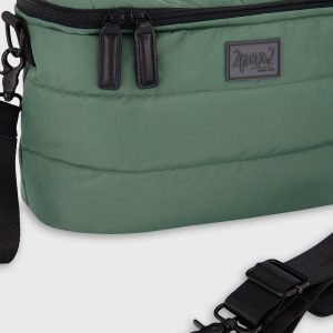 Mini Diaper Bag Dark Gray Green - Image 3