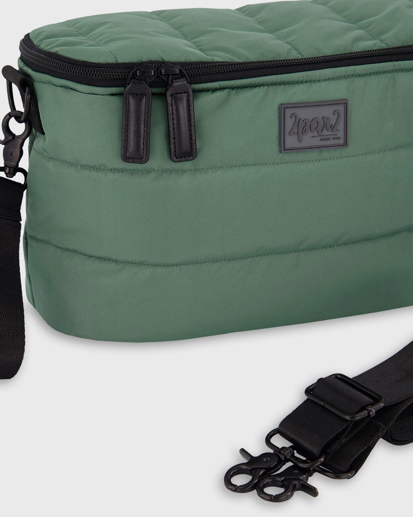 Mini Diaper Bag Dark Gray Green - Image 3