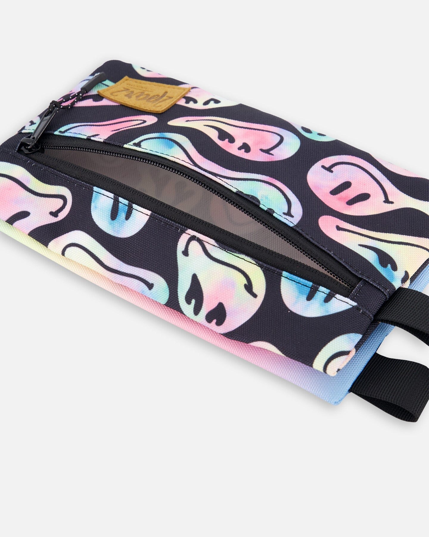 Double Pencil Case Smiley Face Girl - Image 3