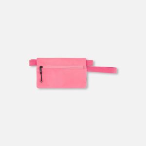 Double Pencil Case Navy Unicorn Print - Image 2