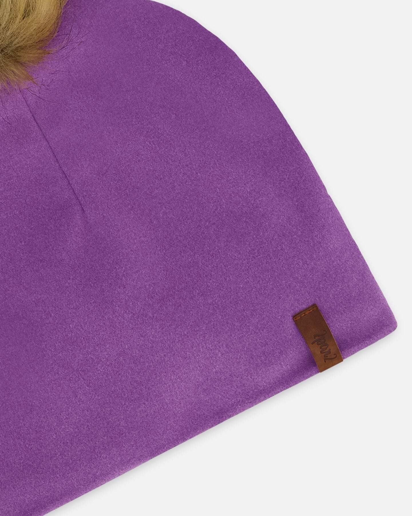 Mid-Season Jersey Pompom Hat Lavender - Image 3