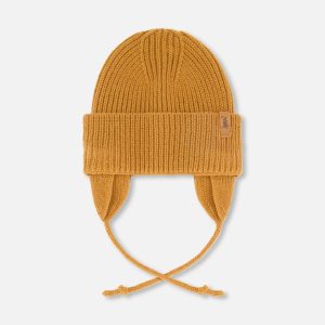 Baby Mid-Season Knit Hat Brown Pecan