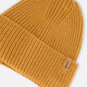 Baby Mid-Season Knit Hat Brown Pecan - Image 3