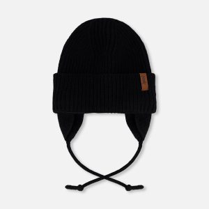 Baby Mid-Season Knit Hat Black - Image 5