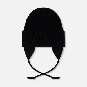 Alternative view of Baby Mid-Season Knit Hat Black