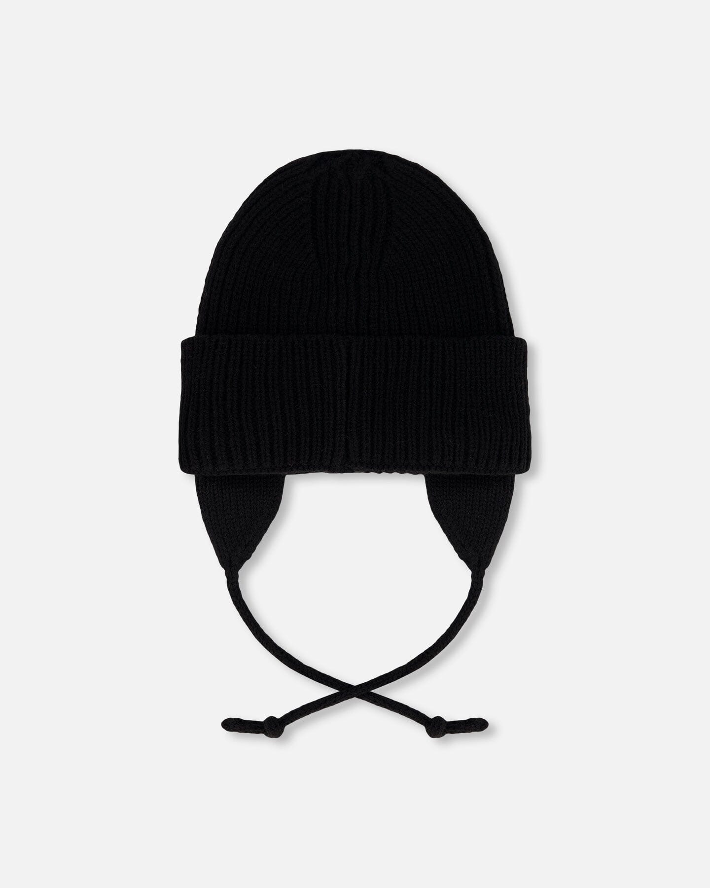Baby Mid-Season Knit Hat Black - Image 2