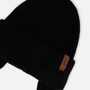 Baby Mid-Season Knit Hat Black - Image 3