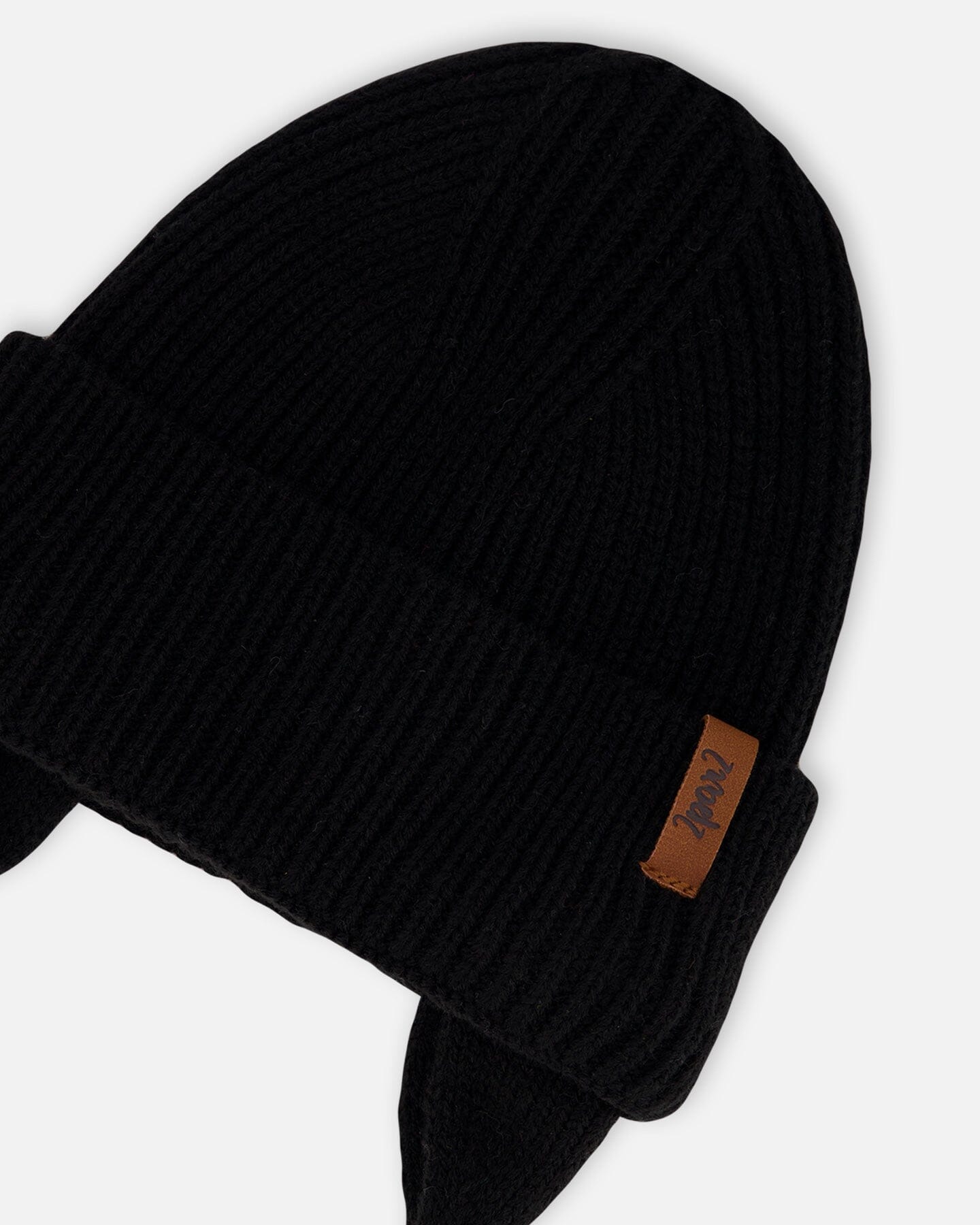 Baby Mid-Season Knit Hat Black - Image 3