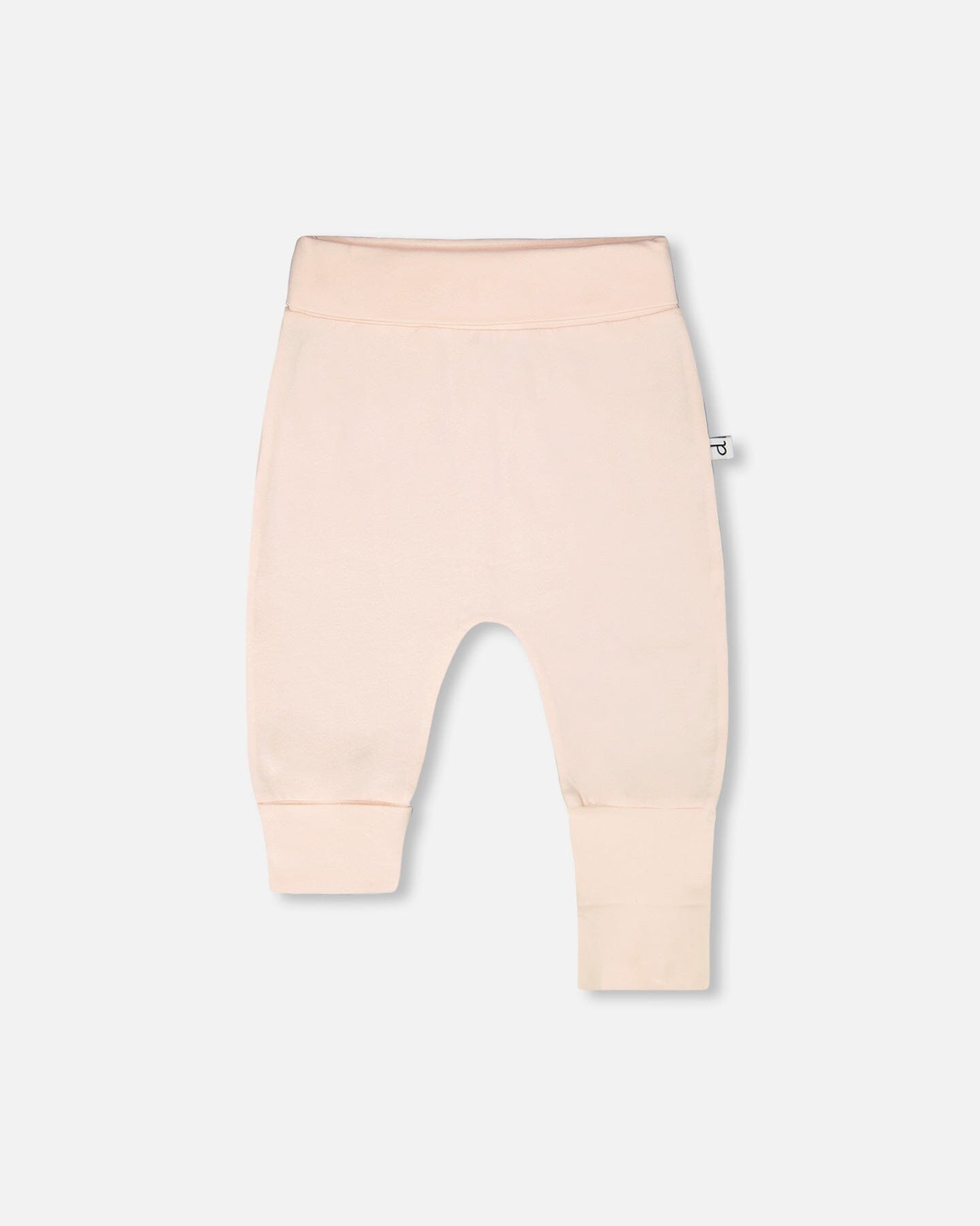 2 Pack Organic Cotton Jersey Evolutive Pants Peach And Peach Deer Print - Image 2