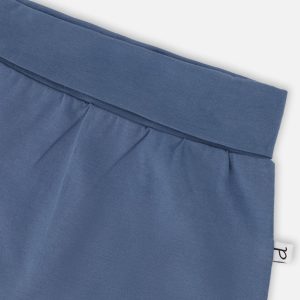 Organic Cotton Jersey Evolutive Pants Medium Blue - Image 3