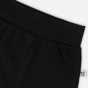 Organic Cotton Jersey Evolutive Pants Black - Image 3