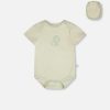 Organic Cotton Jersey Evolutive Pants Peach Deer Print