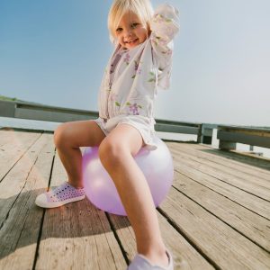 Alternative view of French Terry Shorts Lilac Snails Print