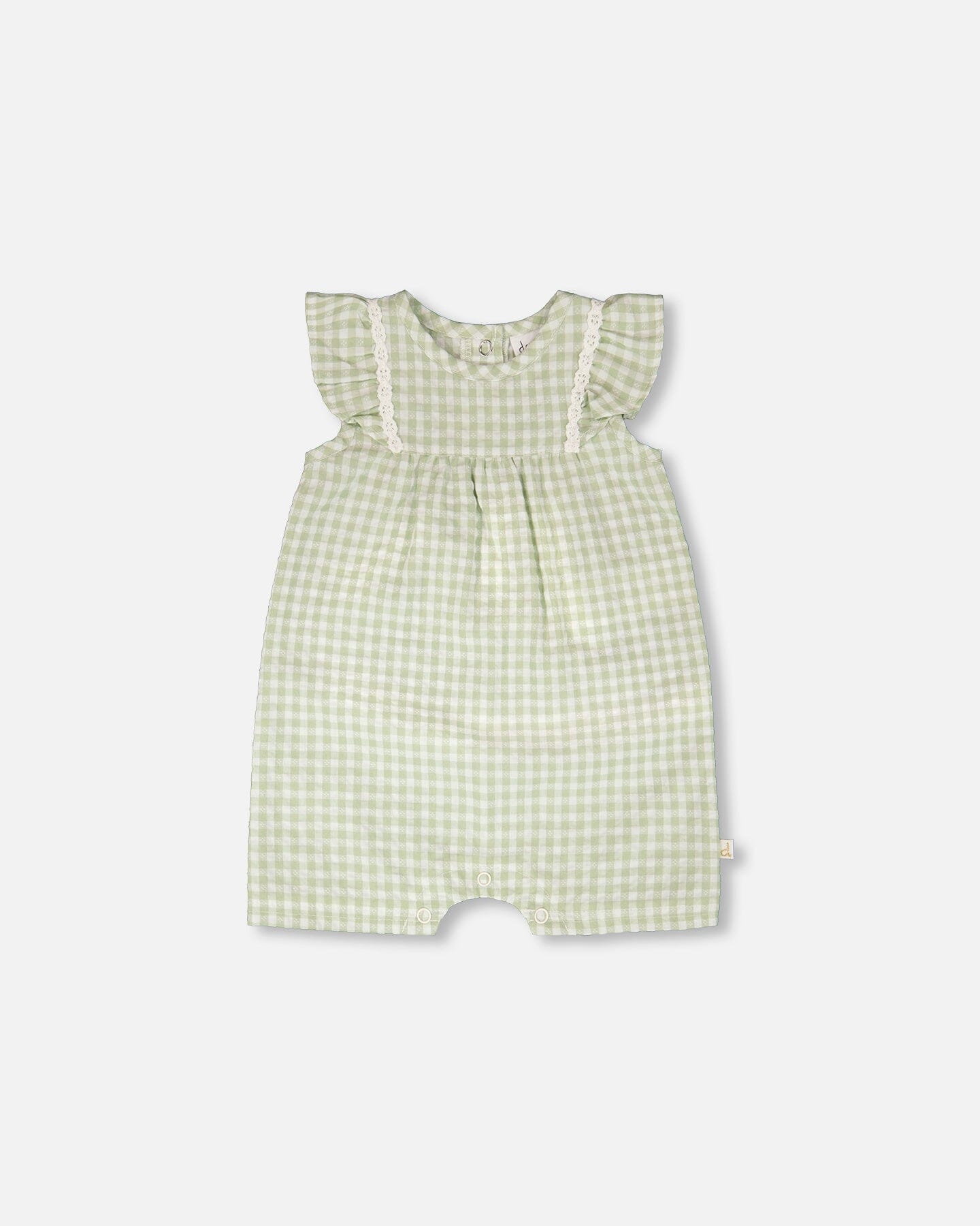 Romper Green Gingham - Image 4