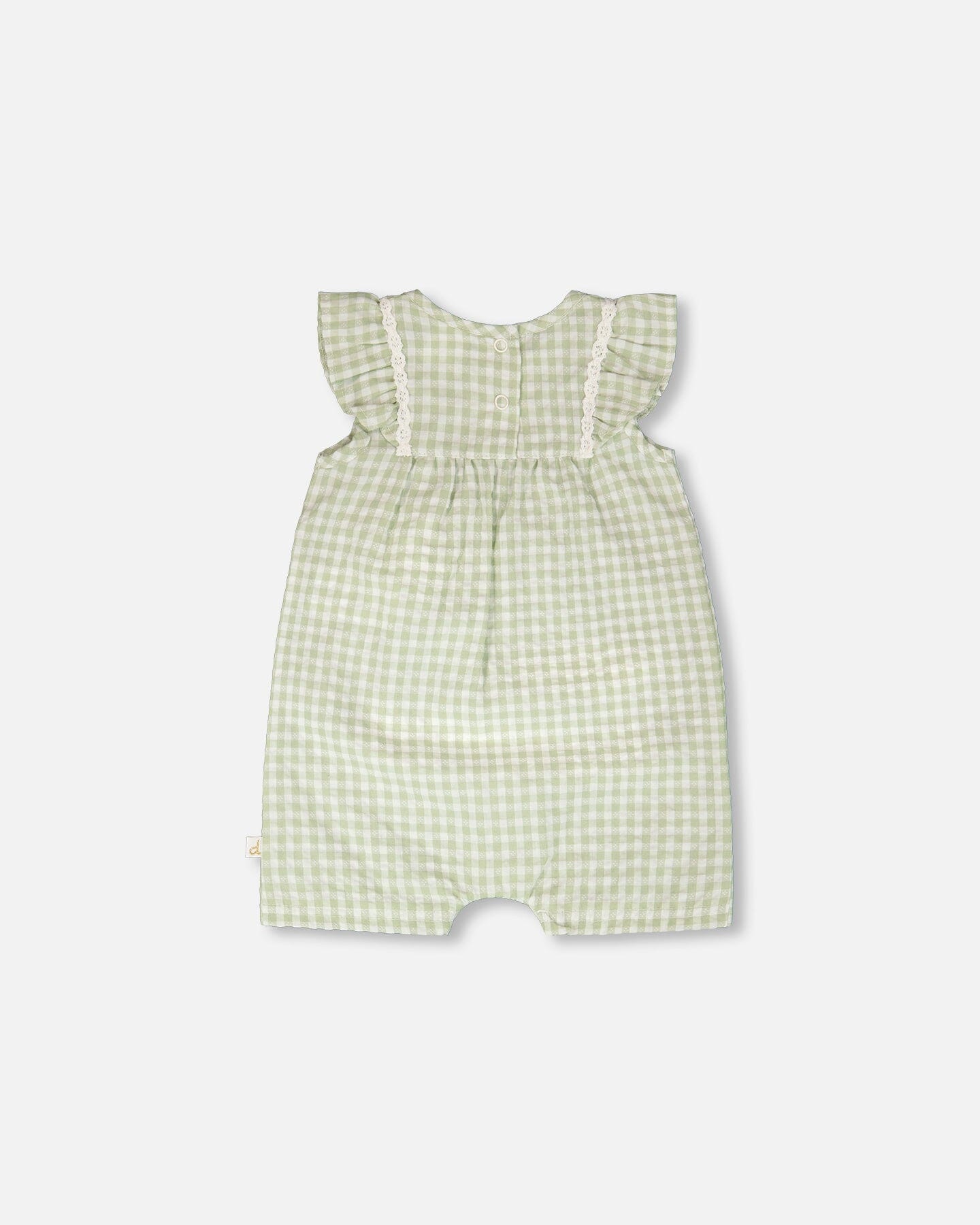 Romper Green Gingham - Image 2