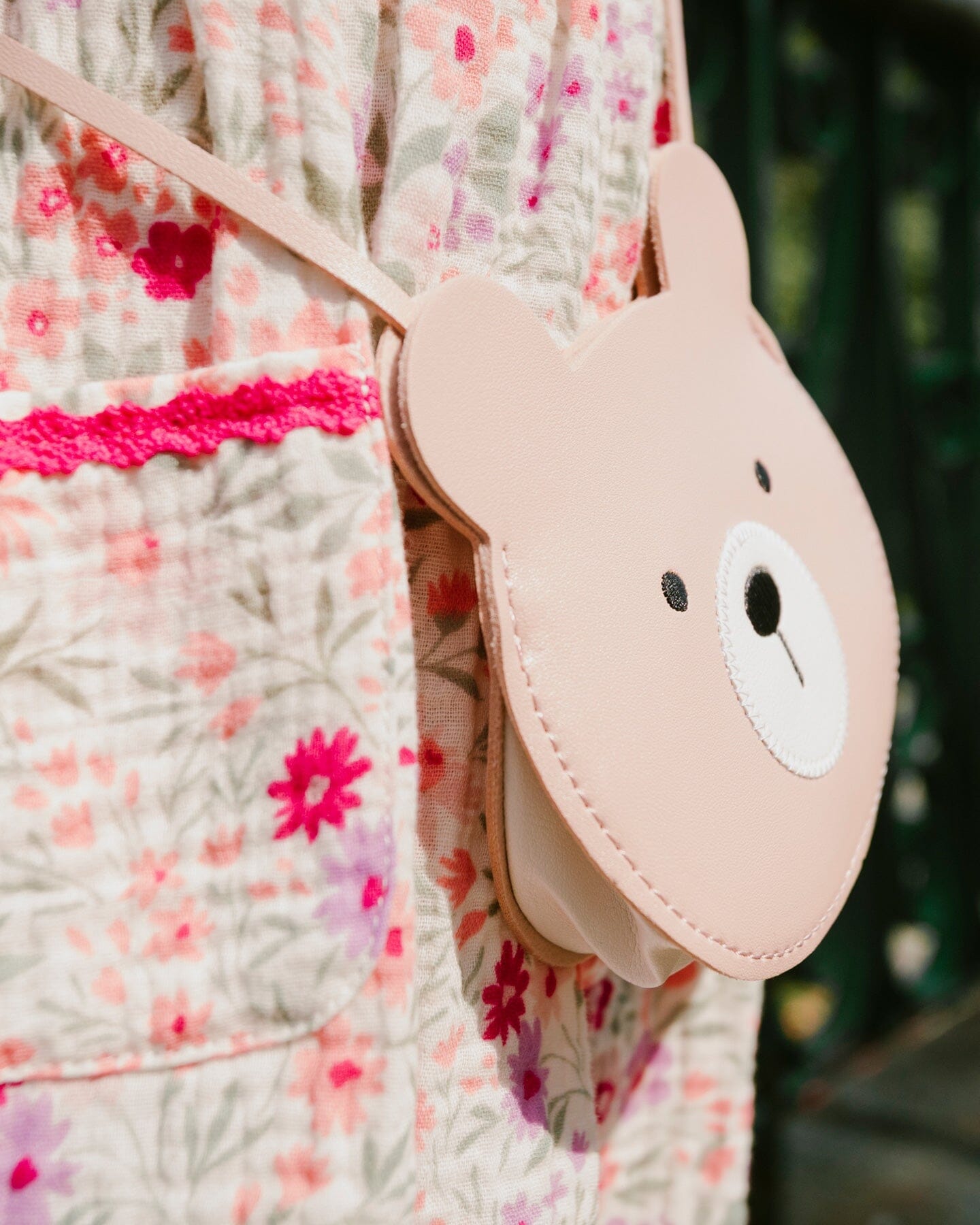Teddy Bear Bag Dusty Pink - Image 2