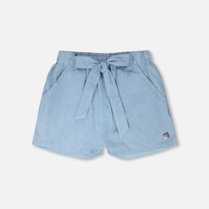 Blue Chambray Shorts - Image 6