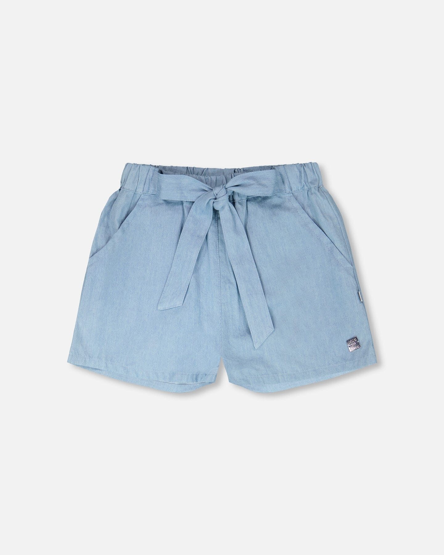 Blue Chambray Shorts - Image 10