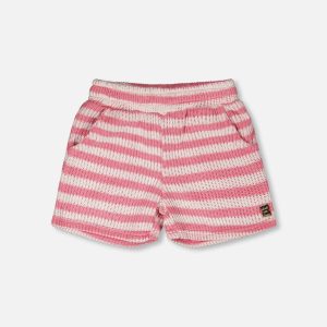 Striped Shorts Pink And White - Image 13