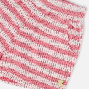 Striped Shorts Pink And White - Image 4