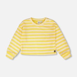 Striped Sweater Yellow And White