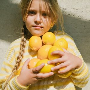 Alternative view of Striped Sweater Yellow And White