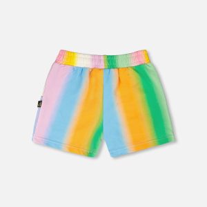 Printed French Terry Shorts Multicolored - Image 3